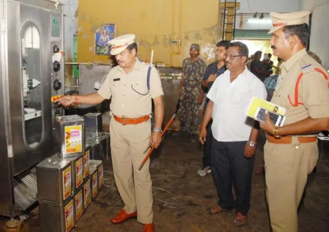 police department raid on oil mills - Sakshi