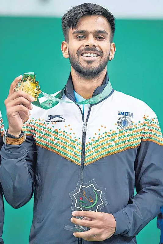 sumith win a gold medal