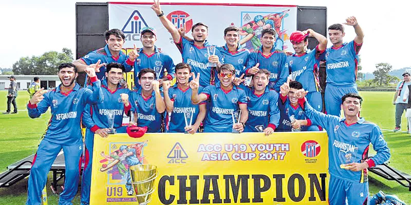 Afghanistan clinches Under-19 Asia Cup  - Sakshi