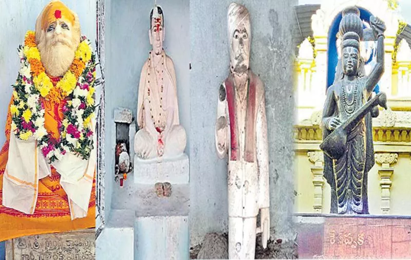 temples for telugu poets in telangana - Sakshi
