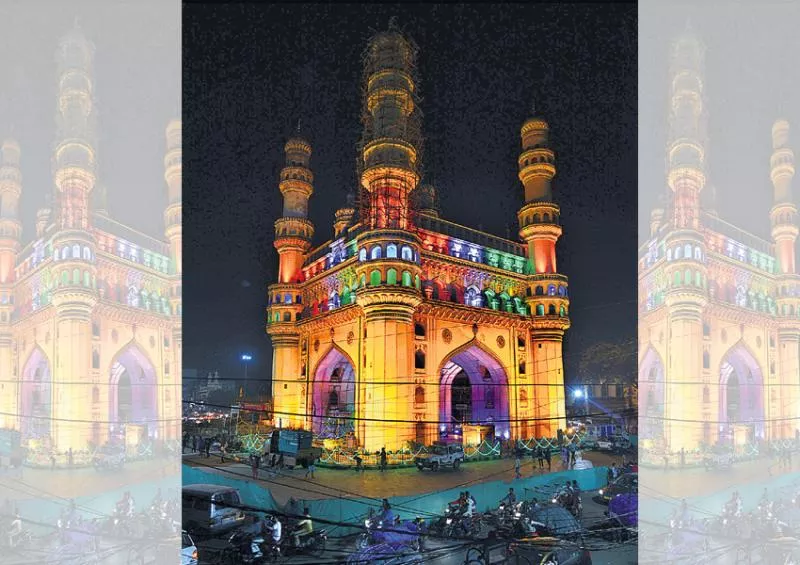 Charminar to be developed as a Swachh Iconic Site - Sakshi