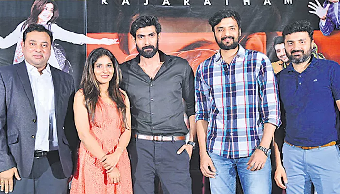 Rajaratham Movie Teaser Launch - Rana Daggubati, Nirup Bhandari  - Sakshi