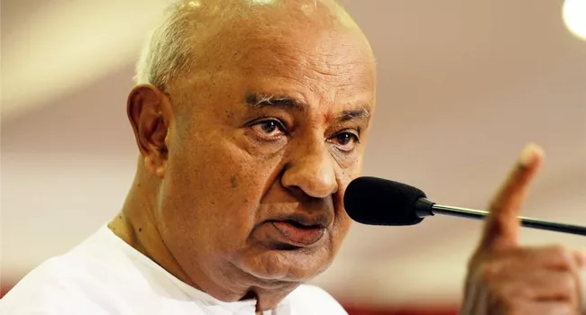 State and language important for me: Deve Gowda - Sakshi