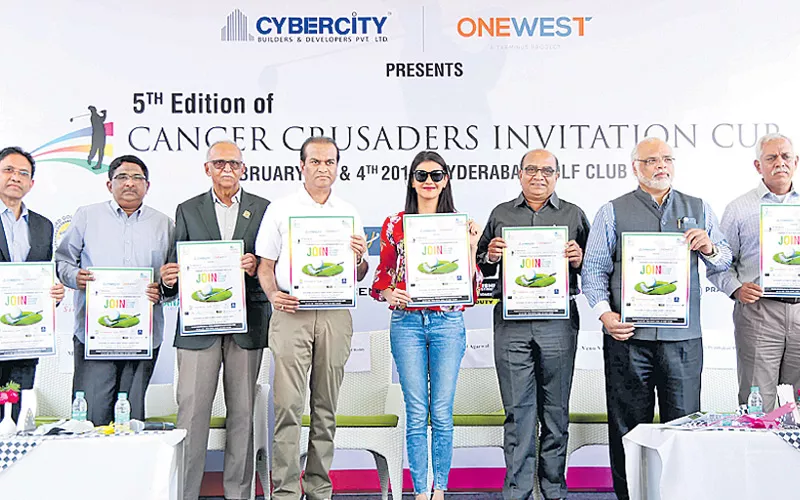 golf tournament on February 3, 4 for cancer crusaders of cure foundation - Sakshi
