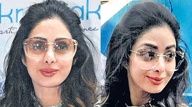 Sridevi Looks Unrecognizable In Viral Video! Clear Case Of Botched Up Surgery? - Sakshi
