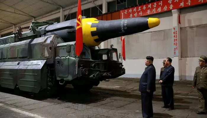 North Korea's ballistic missile accidentally hits own city - Sakshi