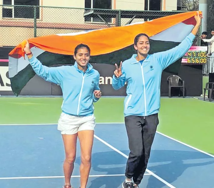 Fed Cup Asia: India stay afloat after blanking Hong Kong - Sakshi