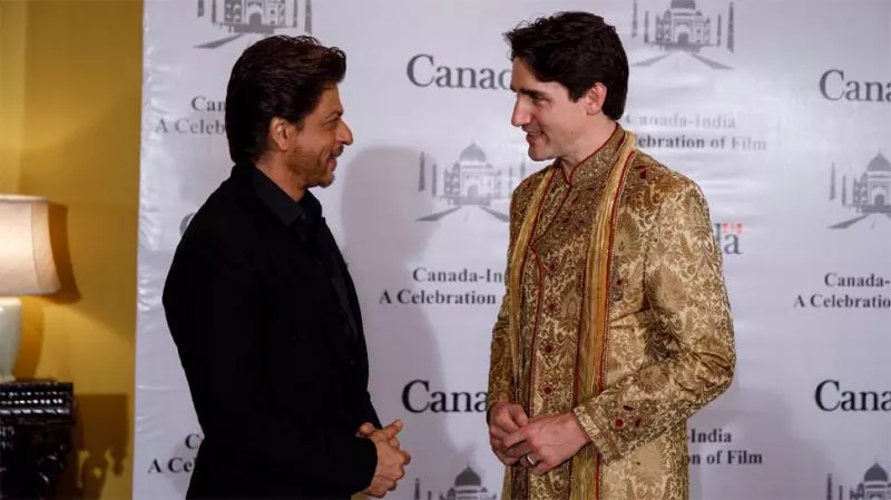 Canadian Prime Minister Justin Trudeau meets Shah Rukh Khan and other B-Towners - Sakshi