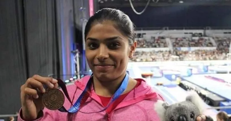 Aruna Reddy creates history to win bronze at Gymnastics World Cup - Sakshi