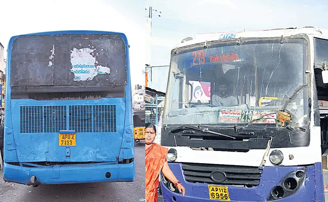 sakshi special story on city bus destination boards  - Sakshi