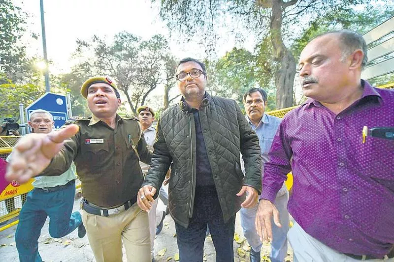 CBI arrests Karti Chidambaram - Sakshi