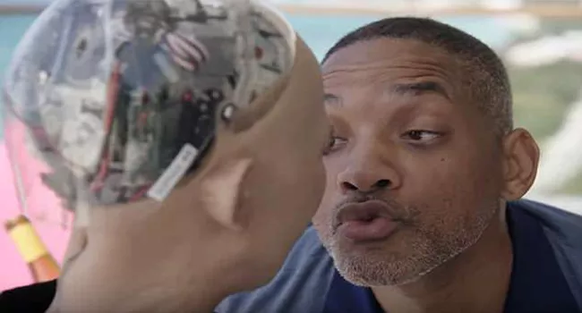 Will Smith Disastrous Date With Robot Sophia - Sakshi