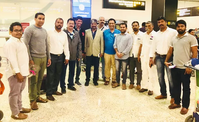 Minister Pamarao Gets Welcome in Australia - Sakshi