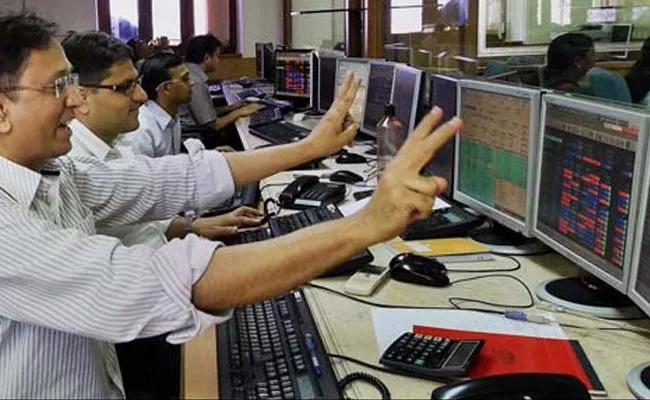 Markets Edges Higher, Nifty Closes Above 10800 - Sakshi