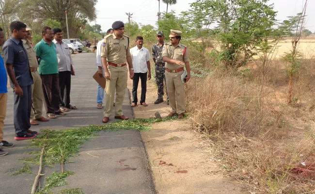 Police Investigation On Sarpanch Murder Case in Mudapalli - Sakshi