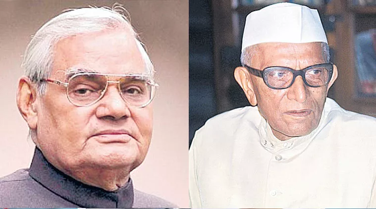 Atal Bihari Vajpayee, morarji desai resign befour floor test - Sakshi