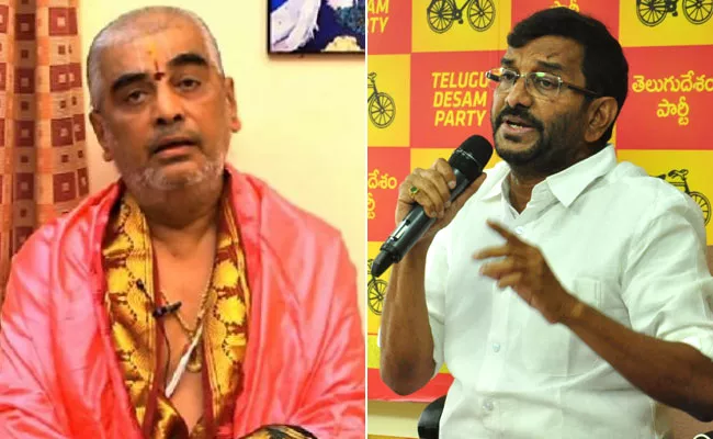 AP Minister Somireddy Chandramohan Reddy severely criticises Ramana dikshitulu - Sakshi