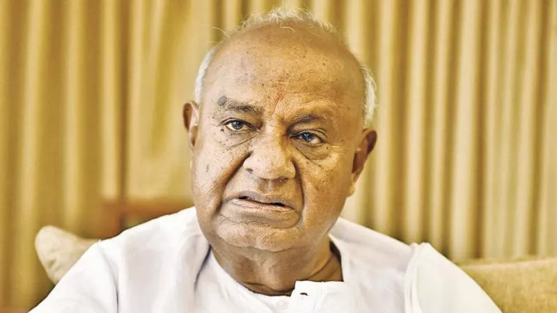 authority jds party says  jd(s) chief hd deve gowda - Sakshi