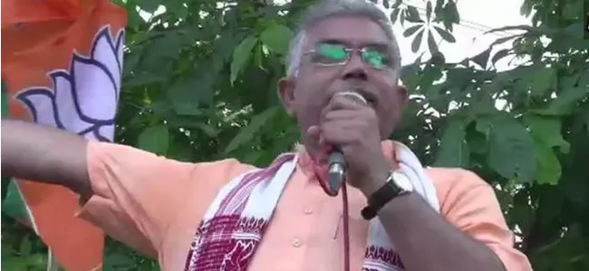 BJP Bengal Chief Dileep Ghosh Threatens Rivals That They Too Have Bullets - Sakshi