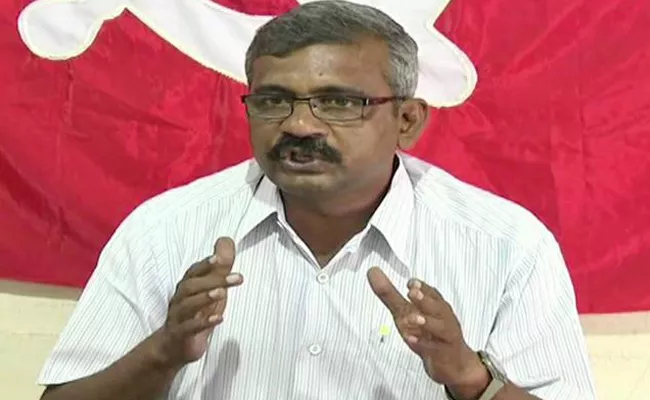CPM Leader CH Baburao Fires On TDP Government - Sakshi