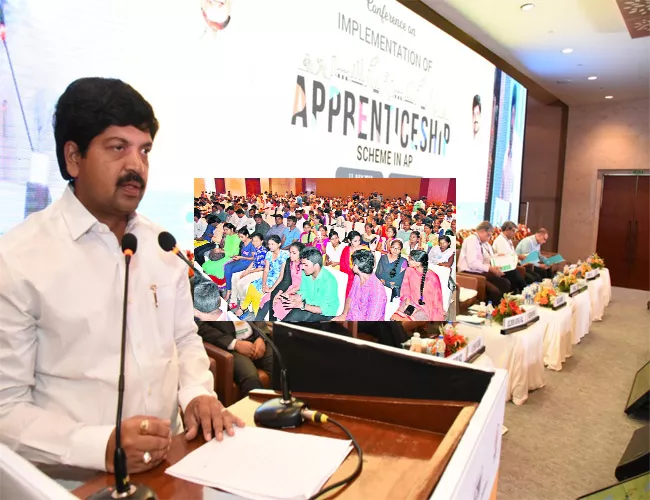 Apprenticeship In All Sectors Kollu Ravindra In Visakhapatnam - Sakshi