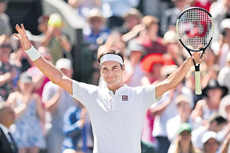 Roger Federer Sheds Nike Swoosh in Favor of Uniqlo, Wins Match - Sakshi