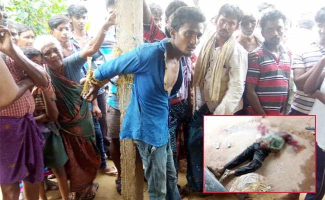 Son Killed Hes Father In West Godavari - Sakshi