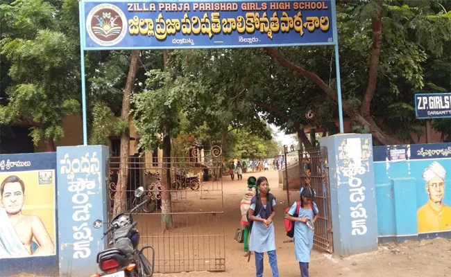Government Schools And Private Schools Teaching Management In Nellore - Sakshi