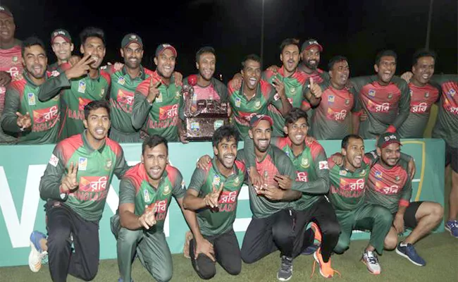 Bangladesh Won the T20 Series Against West Indies - Sakshi