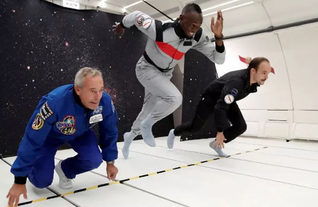 Usain Bolt Run Zero Gravity - Sakshi