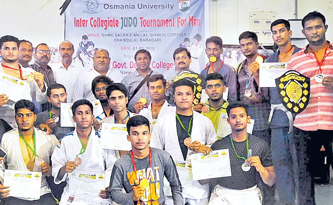 Nizam College win Overall Inter College Judo Championship - Sakshi