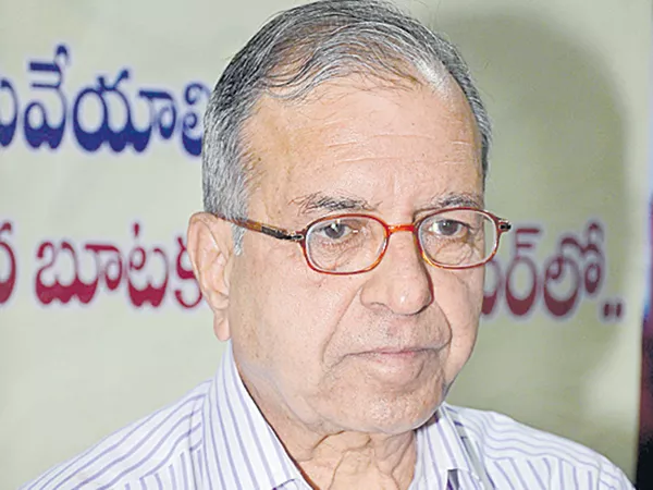 Professor Haragopal comments on irrigation sector - Sakshi
