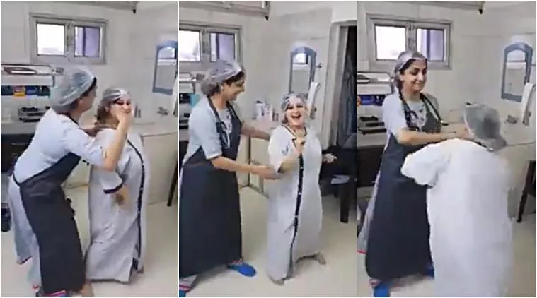 Viral Video Pregnant Woman Dancing With Her Doctor Before Delivery - Sakshi