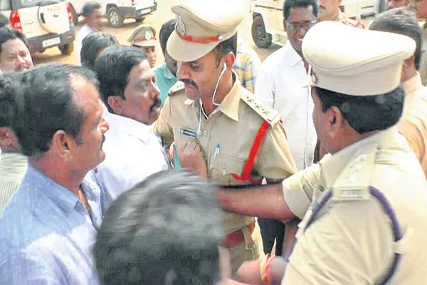 Police over action on YSRCP MLA - Sakshi