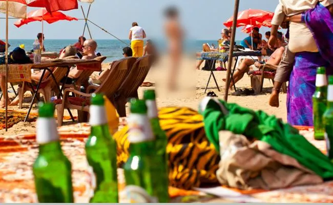 Shell out Rs 2K Fine If you Want to Drink on Goa Beaches - Sakshi