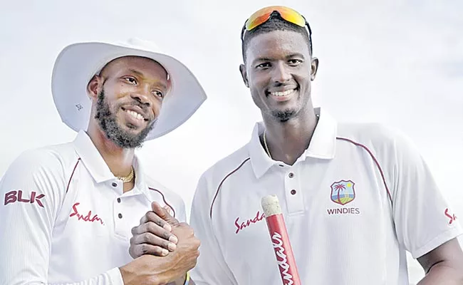 Roston chase was a huge victory in the first Test of the Windies - Sakshi
