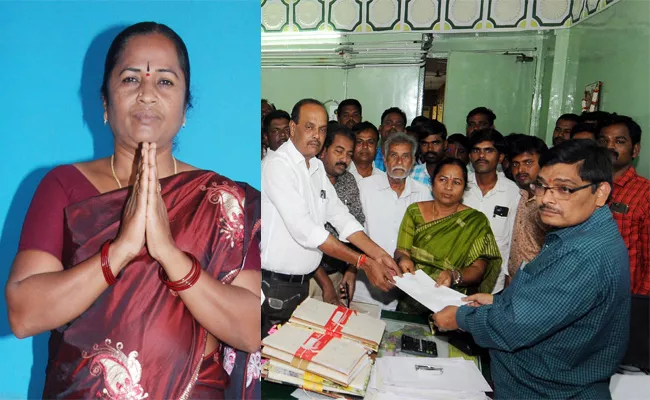 TDP MPP padmavathi Resign in Anantapur - Sakshi