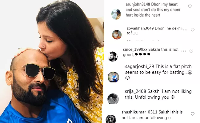 Netizens fires on Sakshi Singh Instagram post