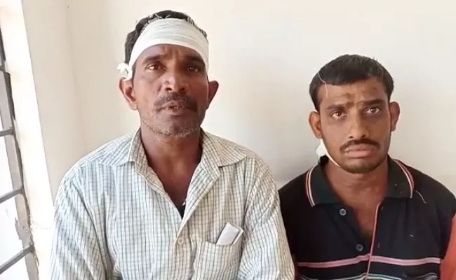 TDP Activists Attacks On Travellers At Karamchedu Gate - Sakshi
