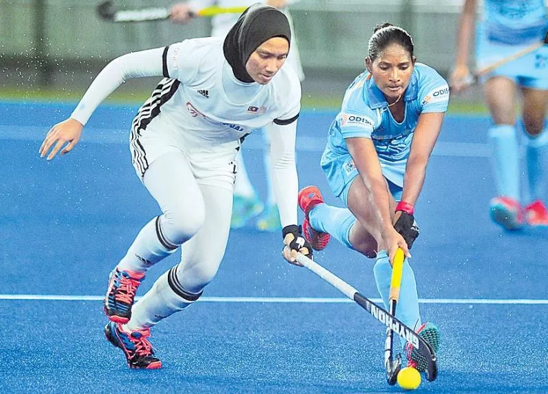 Indian women hockey team hold Malaysia to a 4-4 draw - Sakshi