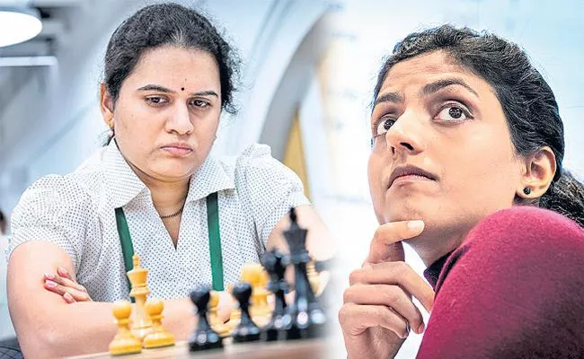 World Chess Championship14th place of Harika And Hamphy was ranked 15th - Sakshi