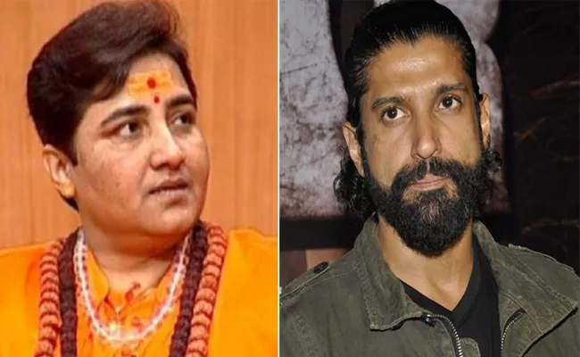 say no to Sadhvi Pragya, Farhan Akhtar Appeals Bhopal, Trolls Fire on Him - Sakshi