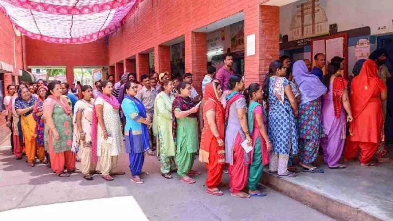 67.11 percentage, 2019 voter turnout highest ever for Lok Sabha polls - Sakshi