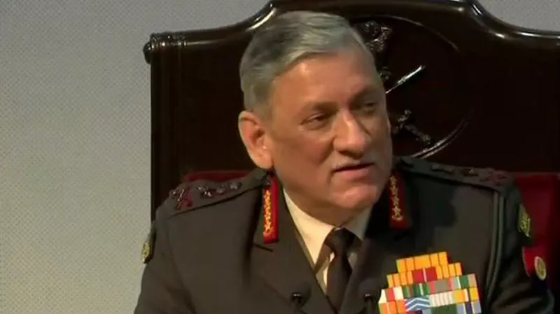 General Rawat Stressed Army Will Continue To Maintain Strict Vigil   - Sakshi