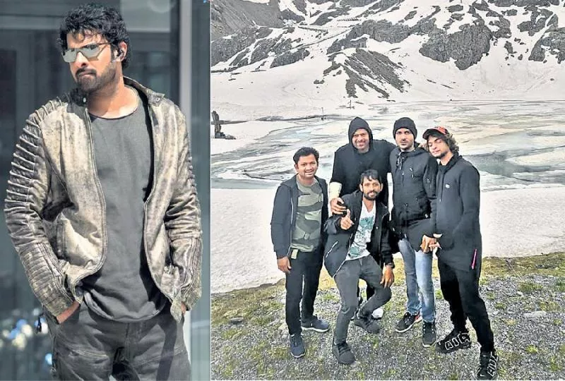 Prabhas, Shraddha Kapoor and film’s crew enjoy in Austria - Sakshi