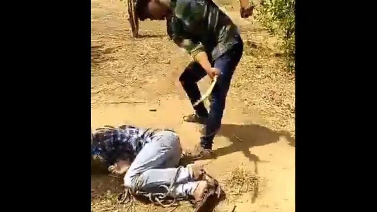 In Rajasthan Dalit Boy Tied Up Thrashed By Saffron Clad Men - Sakshi