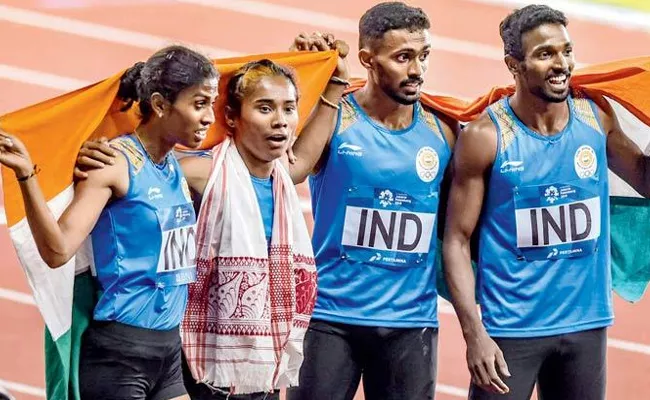 India Mixed Relay Silver at Asiad Set to Be Upgraded to Gold - Sakshi