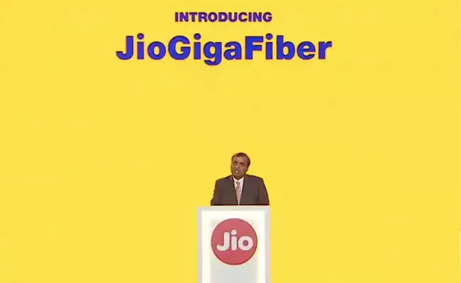 Reliance AGM 2019 JioGigaFiber reveal expected - Sakshi