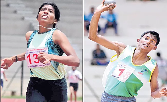 Parasuram Shines In Junior Athletics Championship - Sakshi