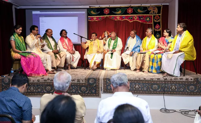 Astavadhana Programme Conducted By TANA And TANTEX In Dallas - Sakshi